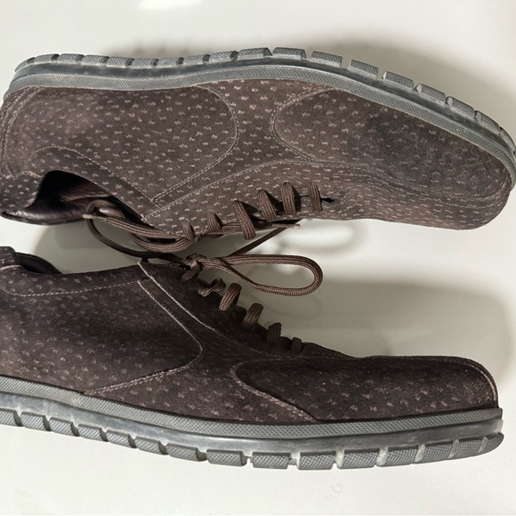 Prada Brown Suede Men's Shoes 12 - Picture 12 of 16